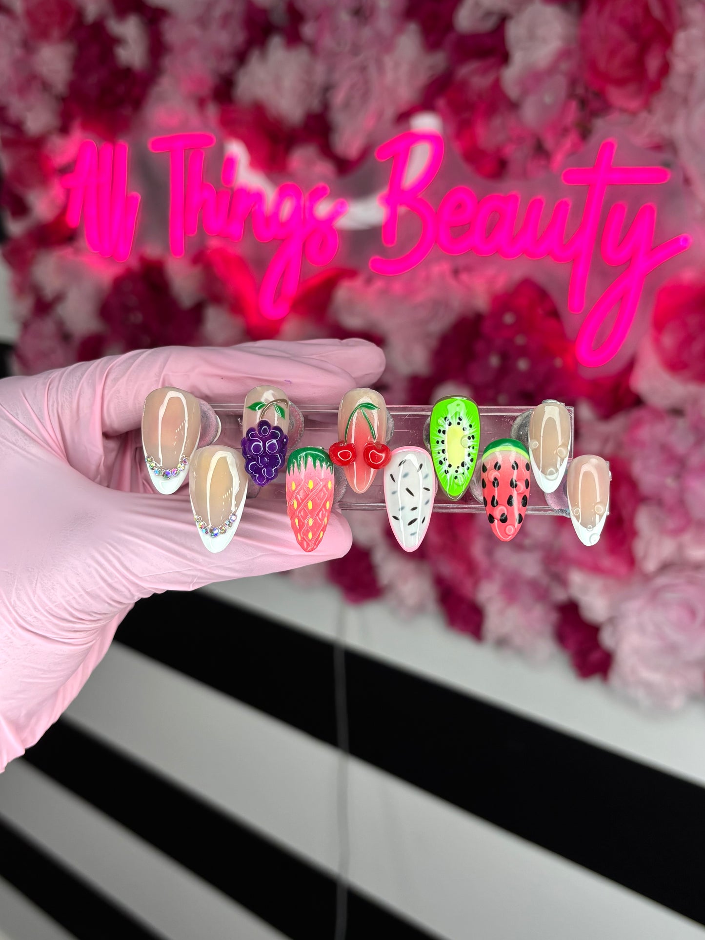 So Juicy!! Medium Almond, Fruit Nails