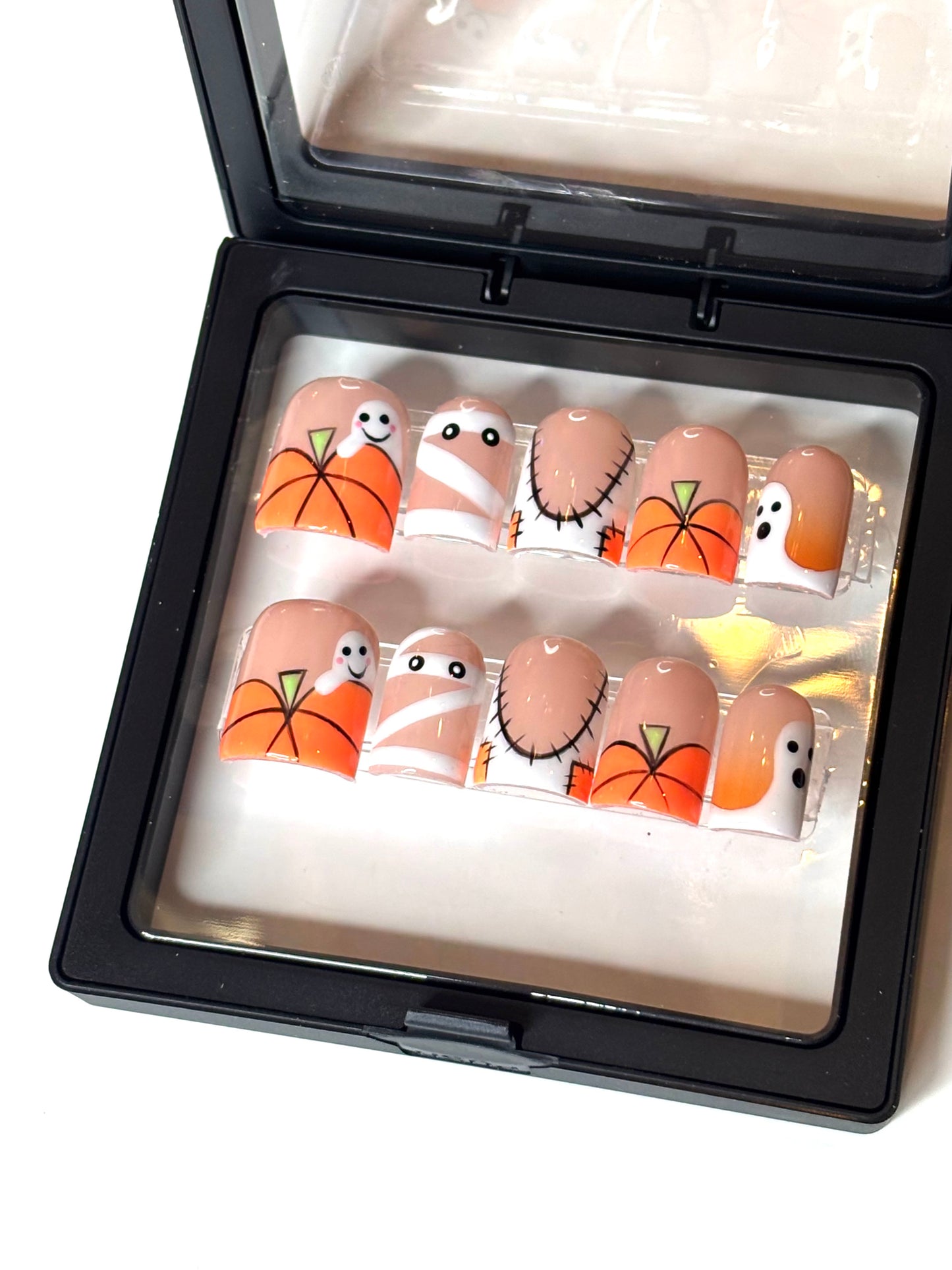 Halloween Short Square Nails